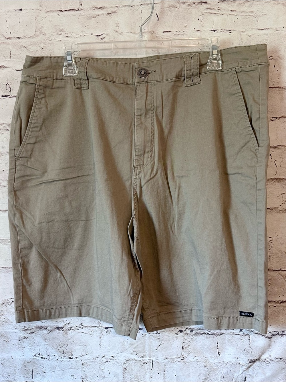 O'Neill Men's Olive Flat Front Shorts